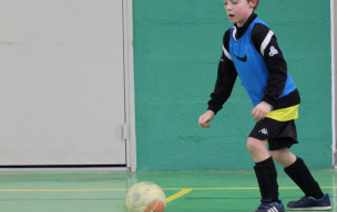 Entraînement U9 en salle