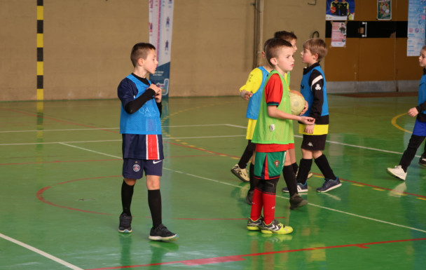 Entraînement U9 en salle